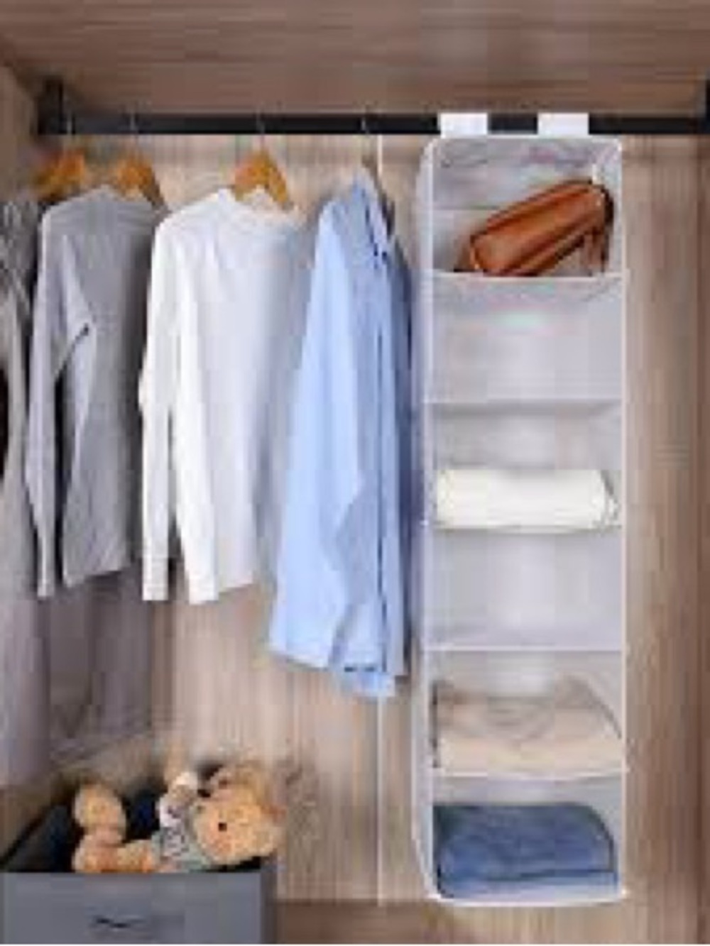 Mainstays Hanging Closet Shelf Organizer